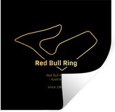 Muurstickers - Sticker Folie - Formule 1 - Circuit - Red Bull Ring - 30x30 cm - Plakfolie - Muurstickers Kinderkamer - Zelfklevend Behang - Cadeau voor man - Zelfklevend behangpapier - Stickerfolie