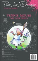 Pink Ink Designs - Clear stamp set Tennis mouse