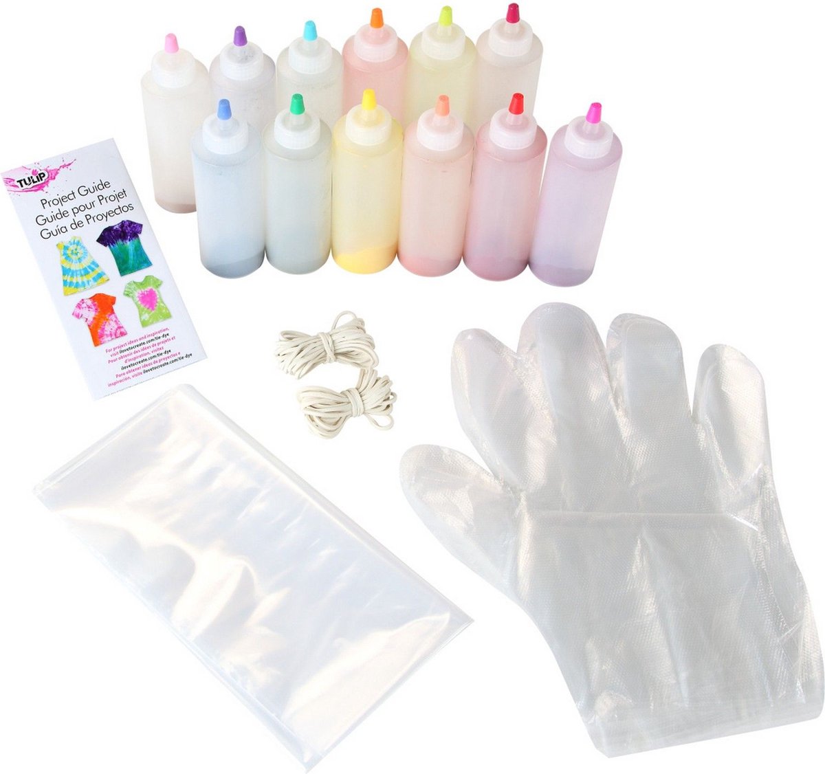 One-step Tie Dye Kit - Kaleidoscope - 12 kleuren - 52.7g