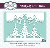 Paper cuts snijmal - Christmas tree-o - 7x14.3cm - 2 stuks