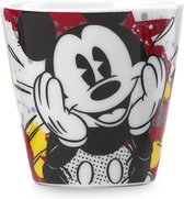M&M classic collection - set van 4 espressokopjes Mickey rood
