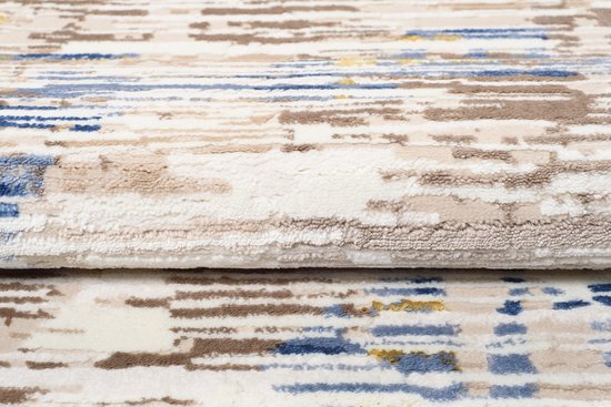Tapiso Asthane Tapis Beige Blauw Chambre Salon Tapis Taille - 160x220