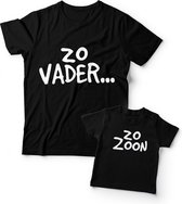 Matching shirts Vader & Zoon | Zo Vader Zo Zoon | Papa maat S & Zoon maat 92