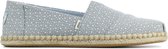 Toms Espadrilles Dames / Instapper / Damesschoenen - Canvas   - Alpargata Dots - Sky - maat 38.5