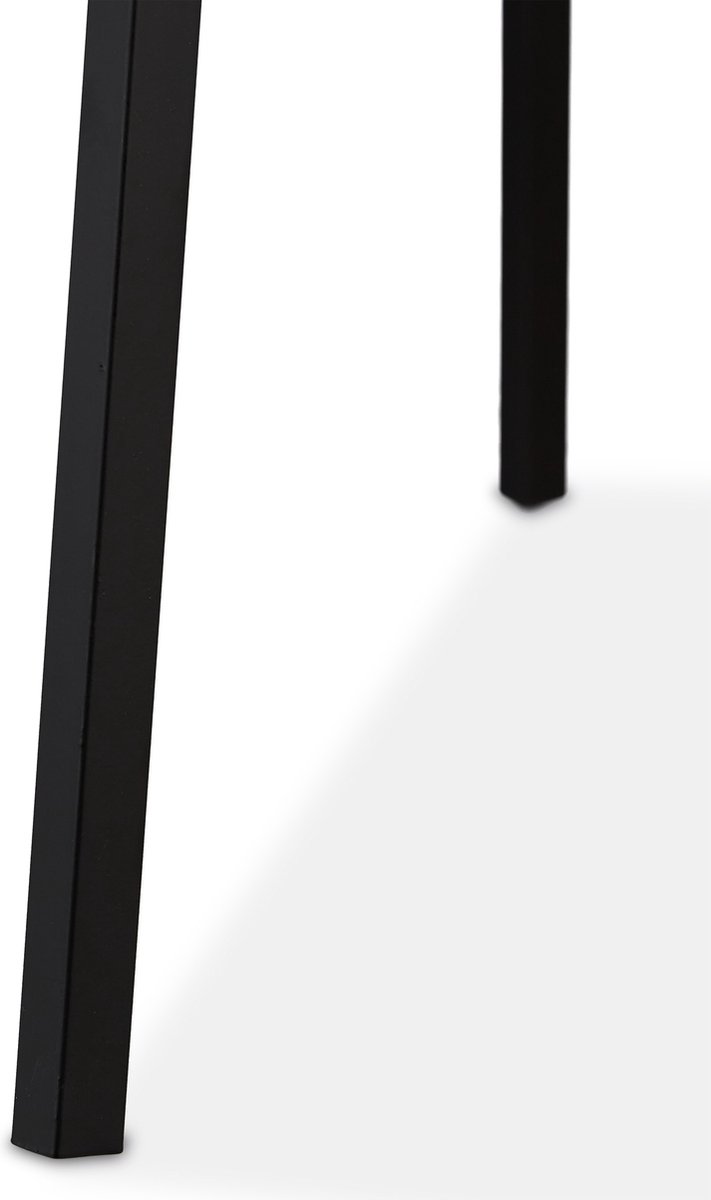 Relaxdays trellis metaal, set van 2, plantensteun, voor plantenbak, HxB: ca. 79x35 cm, plantenklimrek, zwart
