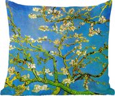 Sierkussens - Kussentjes Woonkamer - 45x45 cm - Amandelbloesem - Vincent van Gogh