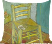 Sierkussens - Kussentjes Woonkamer - 45x45 cm - Vincents stoel - Vincent van Gogh