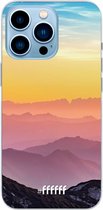 6F hoesje - geschikt voor iPhone 13 Pro - Transparant TPU Case - Golden Hour #ffffff