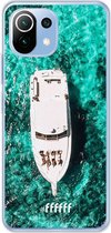 6F hoesje - geschikt voor Xiaomi Mi 11 Lite -  Transparant TPU Case - Yacht Life #ffffff