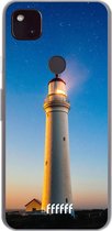 6F hoesje - geschikt voor Google Pixel 4a 5G -  Transparant TPU Case - Lighthouse #ffffff