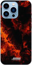 6F hoesje - geschikt voor iPhone 13 Pro - Transparant TPU Case - Hot Hot Hot #ffffff