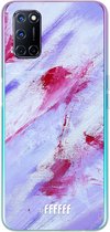 6F hoesje - geschikt voor OPPO A72 -  Transparant TPU Case - Abstract Pinks #ffffff