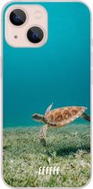 6F hoesje - geschikt voor iPhone 13 Mini -  Transparant TPU Case - Turtle #ffffff