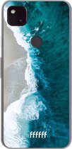 6F hoesje - geschikt voor Google Pixel 4a 5G -  Transparant TPU Case - Beach all Day #ffffff