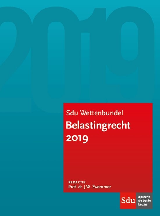 Educatieve wettenverzameling  -   Sdu Wettenbundel Belasting ... - cover
