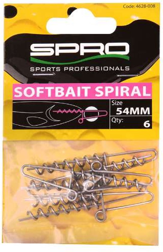 Spro Softbait Spiral - 54mm - 6 Stuks - Grijs van Spro — afbeelding 3