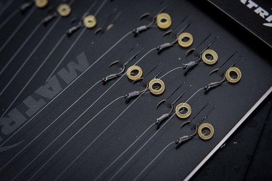 Matrix Onderlijn MXC-3 Bait Band Rigs 6” (15cm) Eyed - Barbless - Maat : Haak 16 van Matrix — afbeelding 4