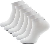 McGregor Sneakersokken Dames | 6 paar | Maat 36-42 | Sneaker Sok Wit/Zwart | Witte Enkelsokken