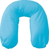 Form Fix Basic Voedingskussenhoes - Body Pillow Kussensloop - Zwangerschapskussen hoes - Zijslaapkussen hoes - 100% Katoen Hoes - Turquoise