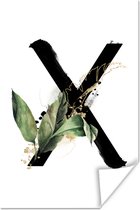 Lettre Jungle X 40x60 cm