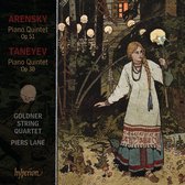 Goldner String Quartet, Pier Lane - Tanayev & Arensky: Piano Quintets (CD)
