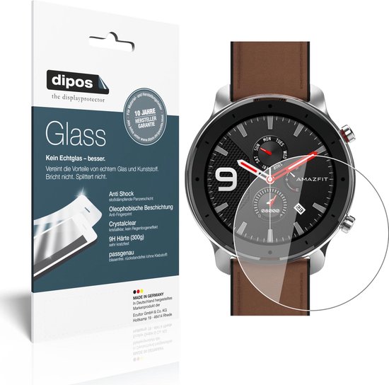 Dipos I 2X Pantserfolie Helder Compatibel Met Amazfit GTR