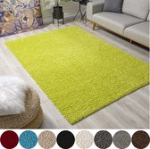 Muratap Loca Shaggy Vloerkleed Groen - 120x170 CM - Vloerkleed Hoogpolig - Tapijt Woonkamer, Slaapkamer