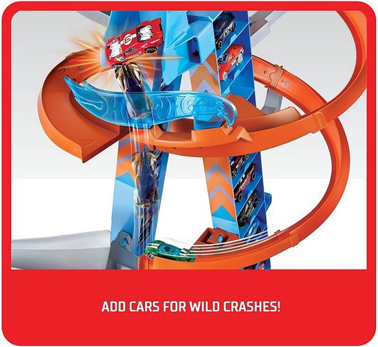 Hot Wheels Action Wolkenkrabber Crash - Speelset - Hot Wheels