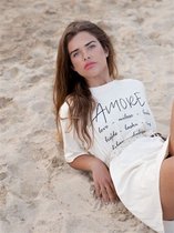 T-SHIRT AMORE WHITE (L)