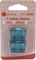 Woodware Reservemesjes - 2 Perforating safety blades - For mini trimmer T400