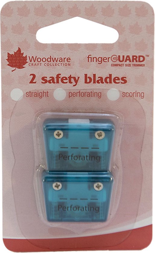 Woodware Reservemesjes 2 Perforating safety blades For mini trimmer