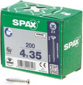 Vis pour aggloméré Spax Galvanisé PK 4.0 x 35 (200) - 200 pcs