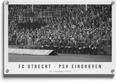 Walljar - FC Utrecht - PSV Eindhoven '76 - Muurdecoratie - Acrylglas schilderij - 150 x 225 cm