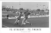 Walljar - FC Utrecht - FC Twente '73 II - Muurdecoratie - Plexiglas schilderij