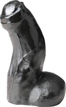 All Black Dildo - 17 cm