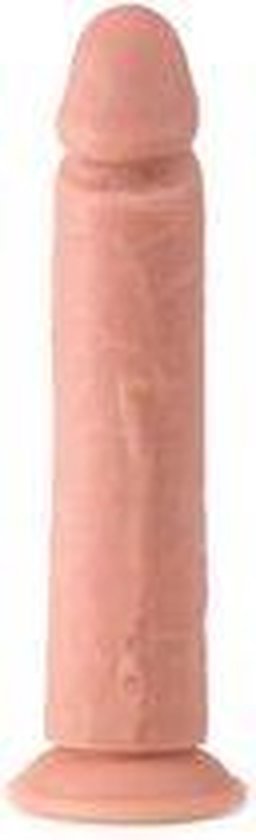 Virgite - Vibrerende Dildo Met Afstandsbediening 26.5 x 8 cm - Lichte Huidskleur