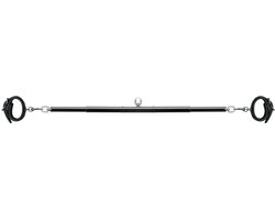 EasyToys - Expander Spreader Bar and Cuffs Set - Stevig Materiaal - Bondageset - Bondage Set - BDSM Set - Bondage - Sex Toys voor Vrouwen en Mannen - Handboeien Seks - Zwart