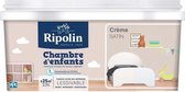 RIPOLIN Speciale Muurverf voor Kinderkamer - Creme Satijn, 2,5L