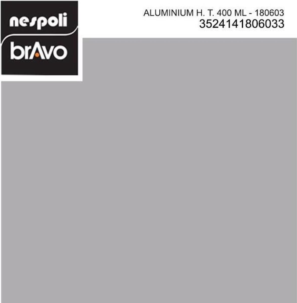 Aluminium hogetemperatuurspuitverf