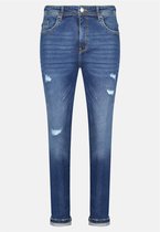 DEELUXE Blauwe skinny jeans met versleten wassingSKENDER Blue Used