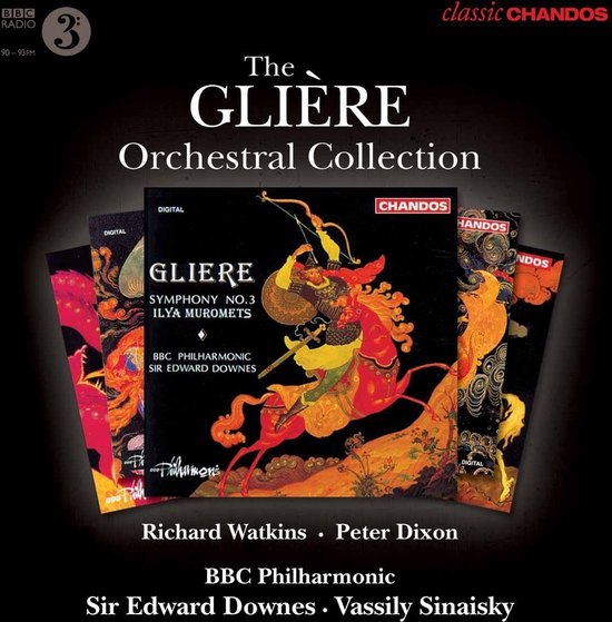 Richard Watkins, Peter Dixon, BBC Philharmonic, Edward Downes, Vassily Sinaisky - The Glière Orchestral Collection (5 CD)