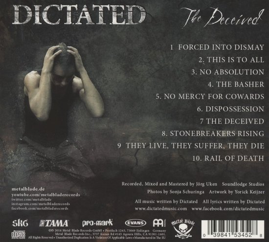 Dictated - The Deceived (CD)