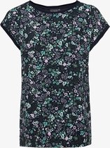 TwoDay dames T-shirt met bloemenprint - Blauw - Maat L