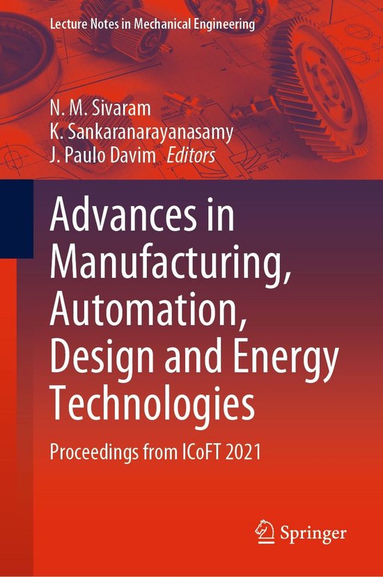 Engineering (R0) - Advances in Manufacturing, Automation, De ... - cover