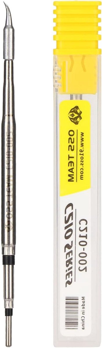 Allecto Plus - Universele soldeerbouttips voor T210 T26 Soldeerstationhandvat - Lastoevoeggereedschap met Gebogen tips