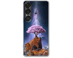 Case Company® - Coque compatible avec Sony Xperia 1 VII - Ambition - Coque souple - Protection intégrale sur les côtés et les bords de l'écran