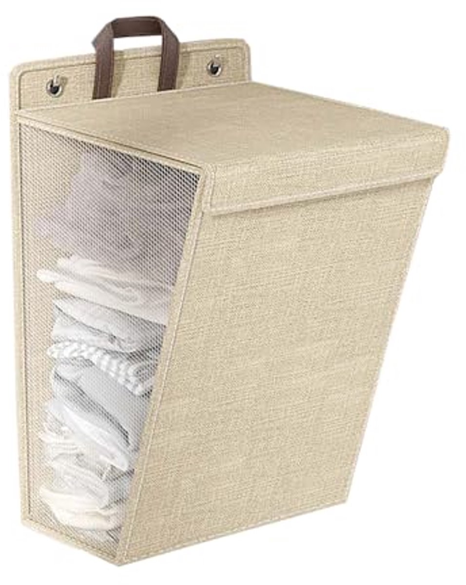 Opvouwbare Wasmand XXL met Handvat - Bruin