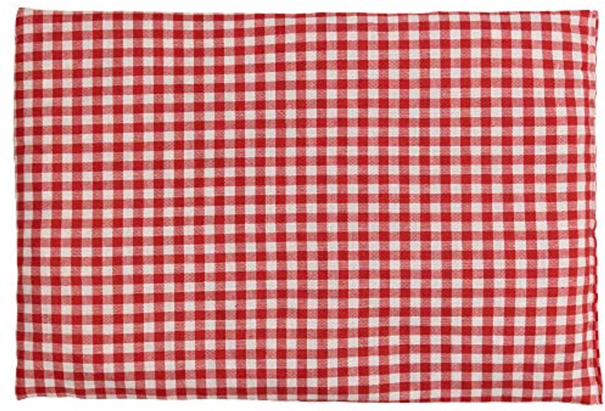 Warmtekussen Rood-Wit 30 x 20 cm voor Wellness en Ontspanning