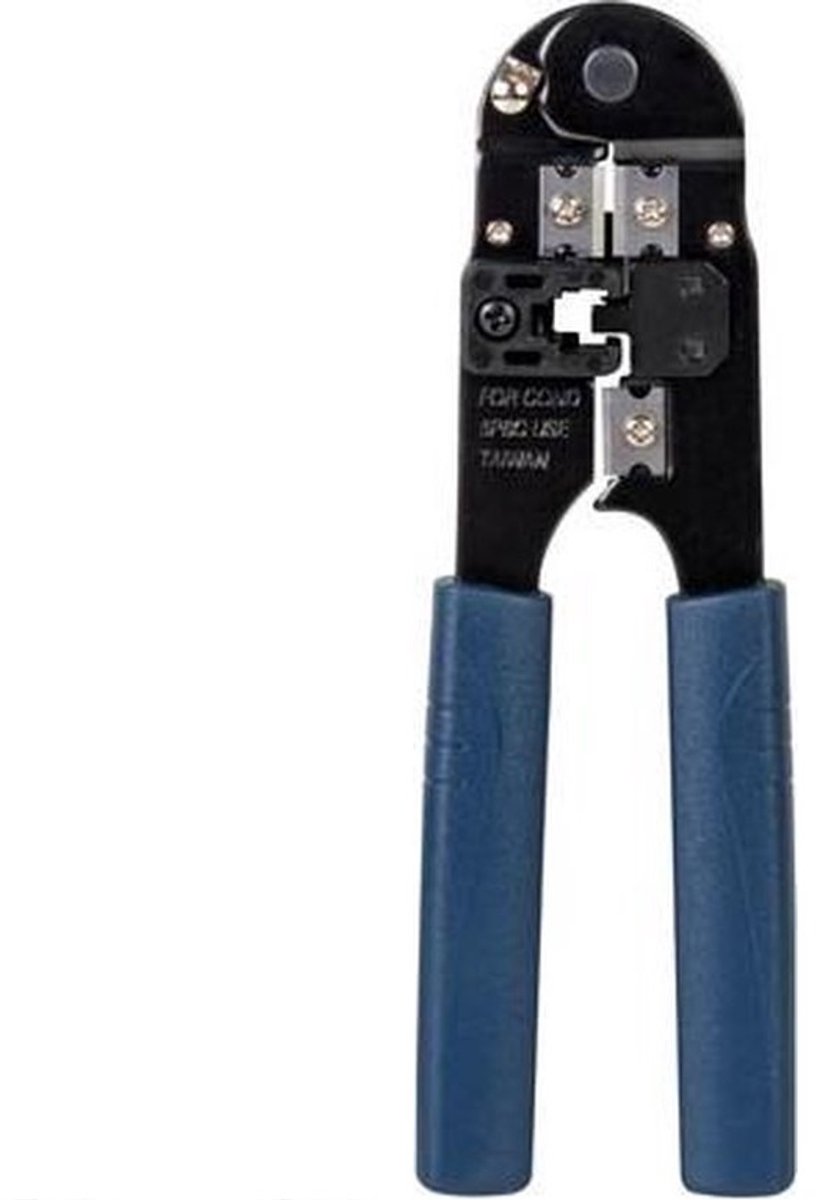 S-Impuls Krimptang voor RJ11 en RJ12 connectoren / metaal