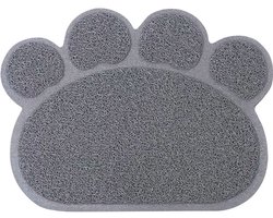 Kattenbakmat - Wasbare tapijtmat - Waterdichte PVC antislip kattenmat - Schoonloopmat Kattenbak - Kattenbak Accessoires - Binnenmat voor kittens - Kattenverzorging - Kat Benodigdheden - 40x30cm